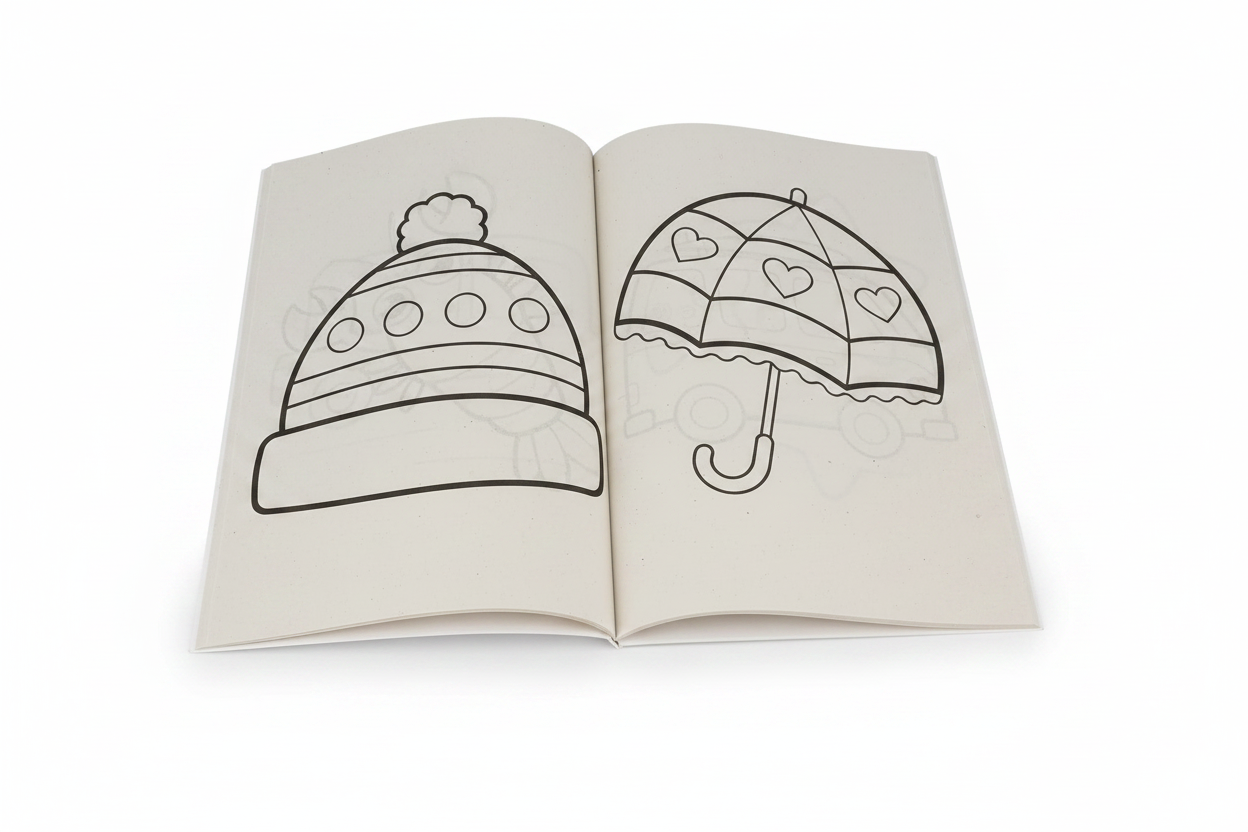 My First Coloring Book - Open Pages 