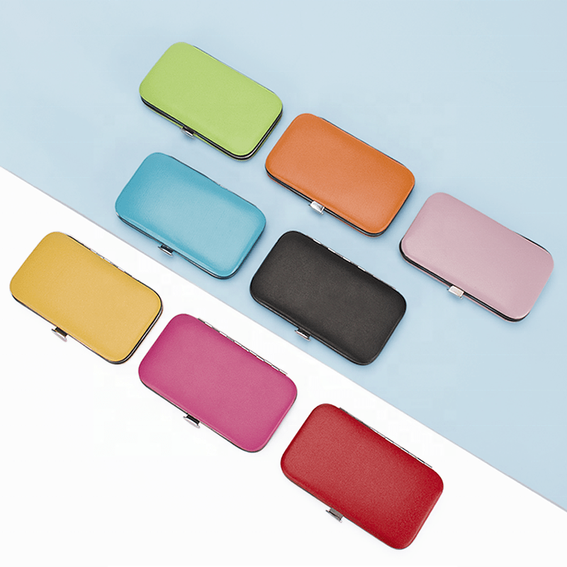 Nail Care Manicure Set 7Pc Stainless Steel Mani-Pedi Set| Sold Individually in Assorted Colors - Lion Wholesale