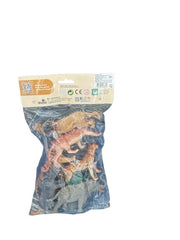 New Arrival! 10pc Wild Animal Collection 4" - 7" Solid Plastic - Lion Wholesale