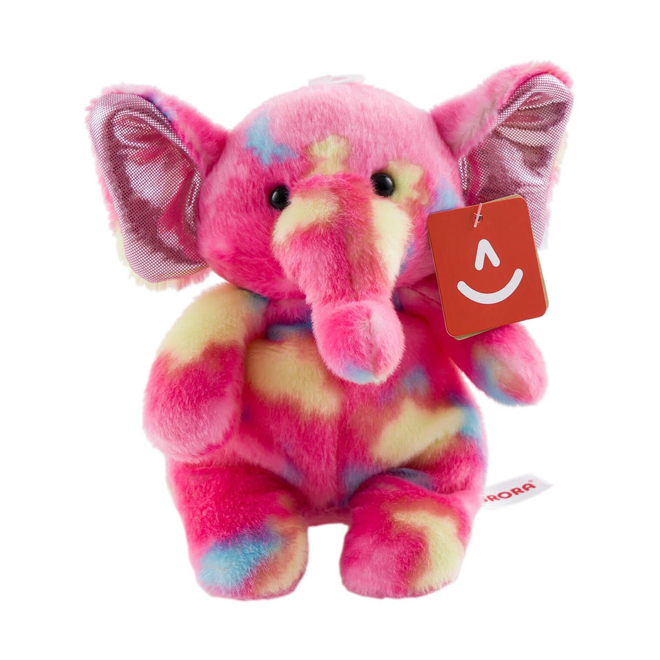 New Arrival | 8" Rasberry Elephant by Aurora, Super Soft Sweet Plush - Lion Wholesale