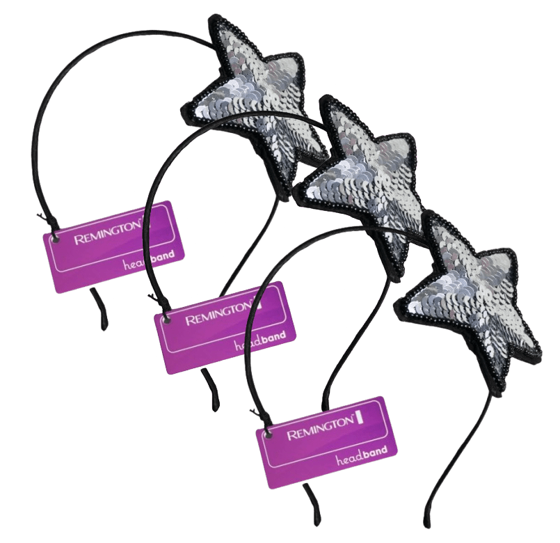 New Arrival | Glittering Star Headband - Set of 3 Identical Headbands - Lion Wholesale