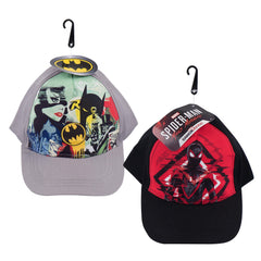New Arrival |Official Batman & Spiderman Baseball Caps – Adjustable Superhero Hat( Sold Individually) - Lion Wholesale