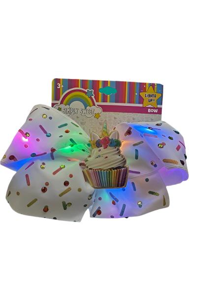 New Arrival | Simply Sweet Lightup Rainbow Metallic Bow Hair Accessory - Lion Wholesale