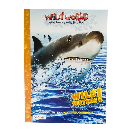 New Arrival |Wild Water Coloring and Activity Book – 80 Pages of Aquatic Adventures - Lion Wholesale