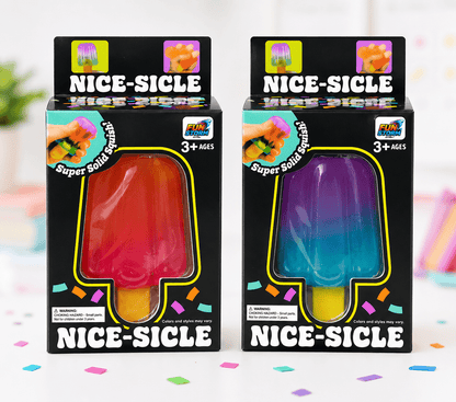 Nice-Sicle Taba Squish Popsicle | Stress Relief Fidget Squishy Toy - Lion Wholesale