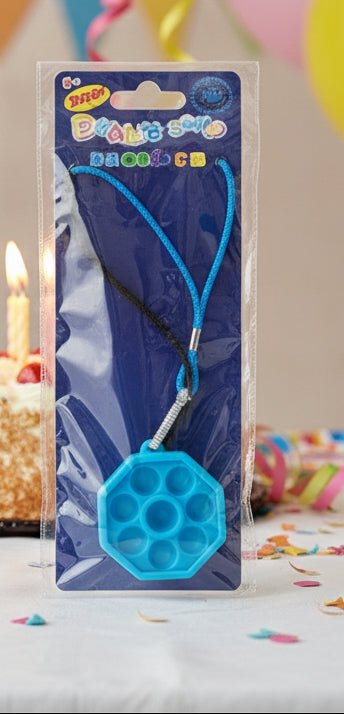 Octagon Pop Fidget Necklace – Wearable Bubble Fidget Pendant | Tie - Dye or Multicolor - Lion Wholesale