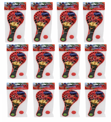 Miraculous Ladybug Paddle Ball Toy – Party Favor / Shoebox Filler