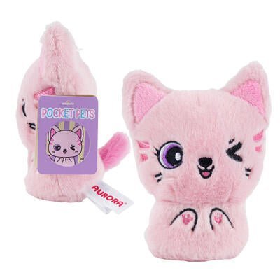 Pocket Pets - Meet Shrimp the Cat: The 5 - Inch Adorable Plush Companion - Eco Friendly - Lion Wholesale