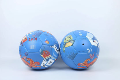Pre - Order| Size 3 Ocean Themed Classic Match Grade Soccer Ball - Lion Wholesale