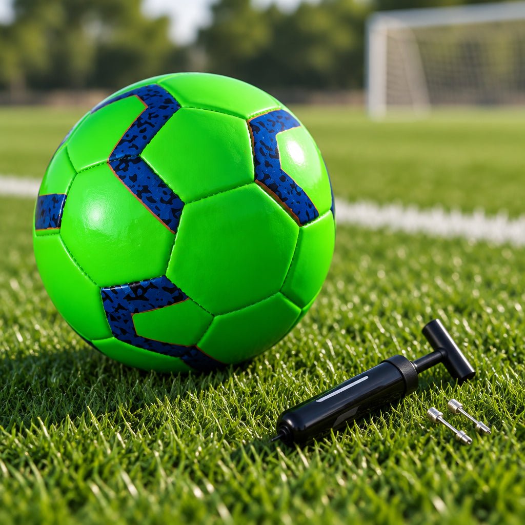 Premium Size 3 Kids Soccer Ball | PU Leather | Pre-Rolled with Pump - Lion Wholesale