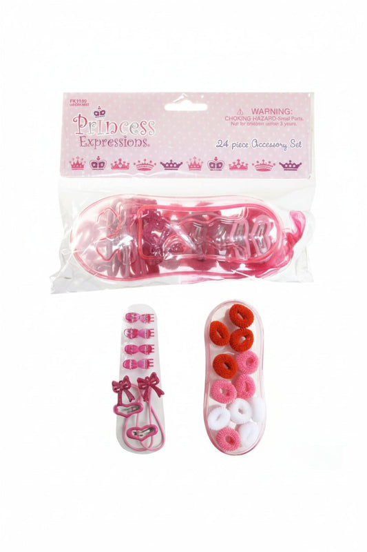 Princess 24 Piece Hair Accessory Set - Lion Wholesale