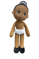 Josephine the 14" Ballerina Rag Doll – Pink Ballet Dress, Black Shoes (Soft Plush)