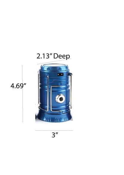 Rechargeable Solar Camping Lantern with Flashlight - Lion Wholesale