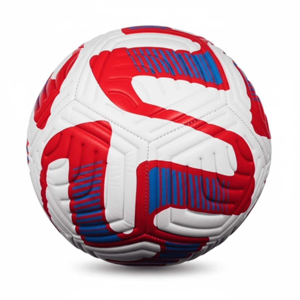 Red White & Blue Size 5 Soccer Ball with Pump | Shoebox-Ready Bulk Sports Gift - Lion Wholesale