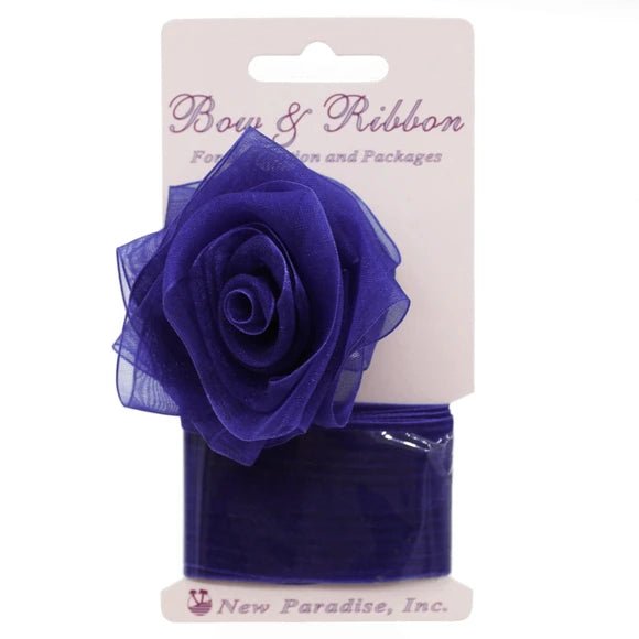 Royal Blue Bow and Ribbon Set - Lion Wholesale