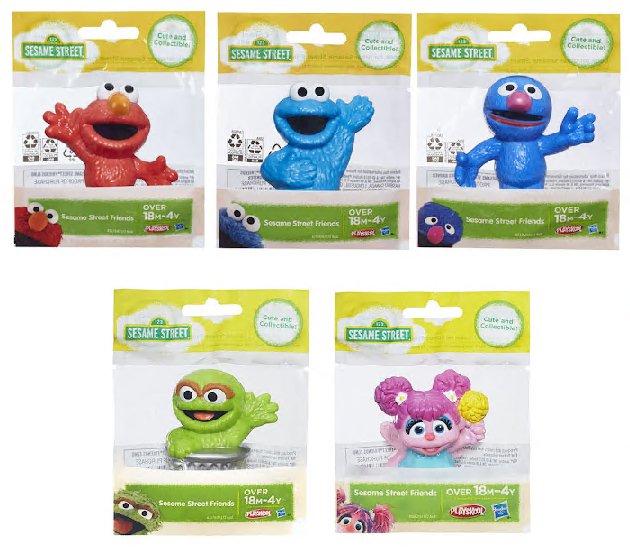 Sesame Street 2.5" Assorted Cute Collectable Figures;Cherished by Children - Lion Wholesale