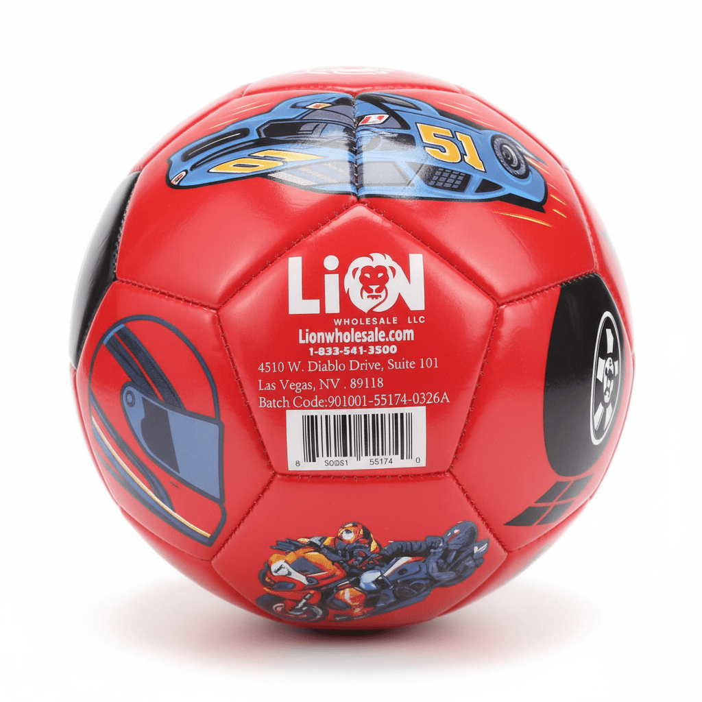 Size 4 Race Car Design Soccer Ball — Wholesale - Lion Wholesale