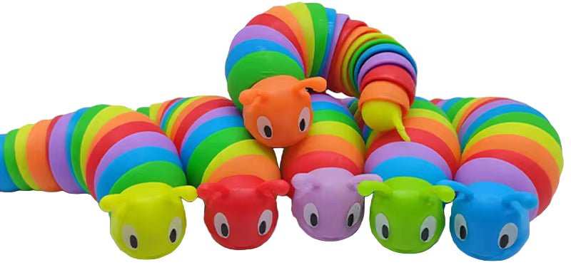 Slug Fidget Toy – 5.7" Sensory Wiggly Slug for Kids & Adults - Lion Wholesale