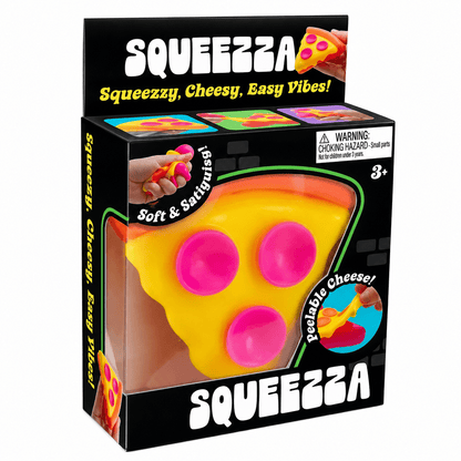 Squeezza Taba Squish Pizza | Doh-Filled Sensory Fidget Toy | Ages 3+ - Lion Wholesale