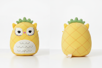 Squishmallow Pineapple Owl - Front and Back