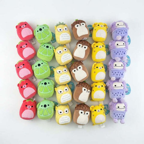 Squishmallows 24 - Pack Bulk Box - 5 Inch Assorted Characters - 2 Different Collections - Lion Wholesale