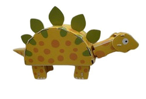 Stegosaurus 3D Puzzle |Fits Perfectly In The Bottom of a Shoebox! - Lion Wholesale