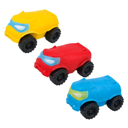 Stretch Sand Car – Stretchy Squeezy Toy - Random Asst. Sold Individually - Lion Wholesale