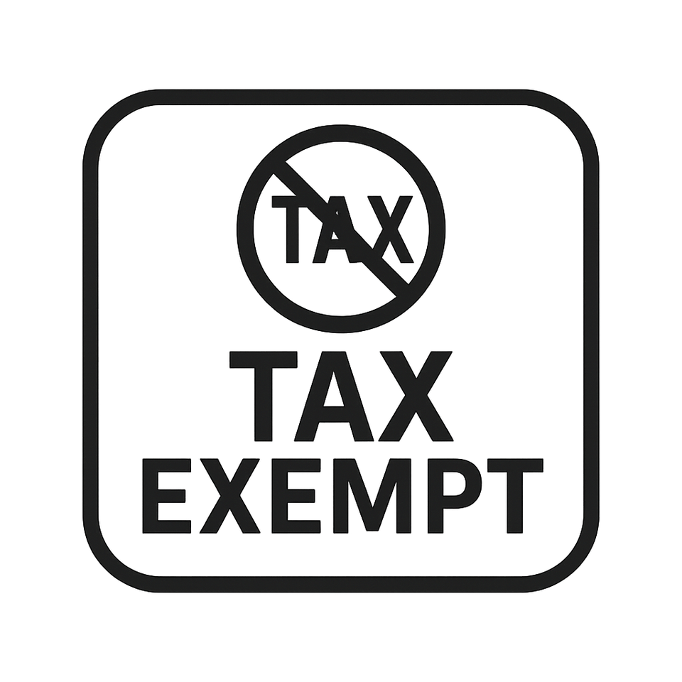 Tax Exempt Icon