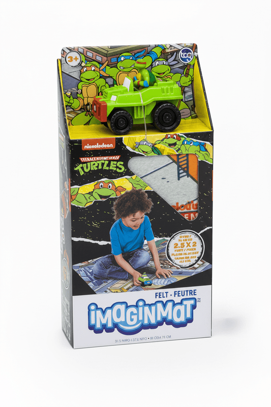 Teenage Mutant Ninja Turtles ImaginMat Set with Monster Truck Vehicle - Lion Wholesale