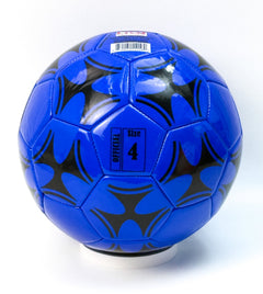 Thick PVC Size 4 Soccer Ball – Includes Pump & 2 Needles (Rolled, Shoebox Ready) - Lion Wholesale