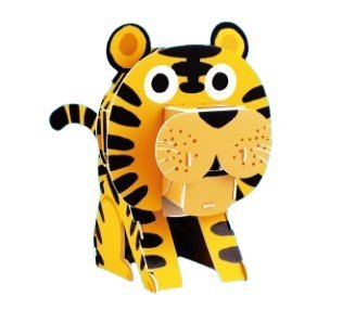 Tiger 3D Puzzle | Lays Perfect In Bottom of a Shoebox! - Lion Wholesale
