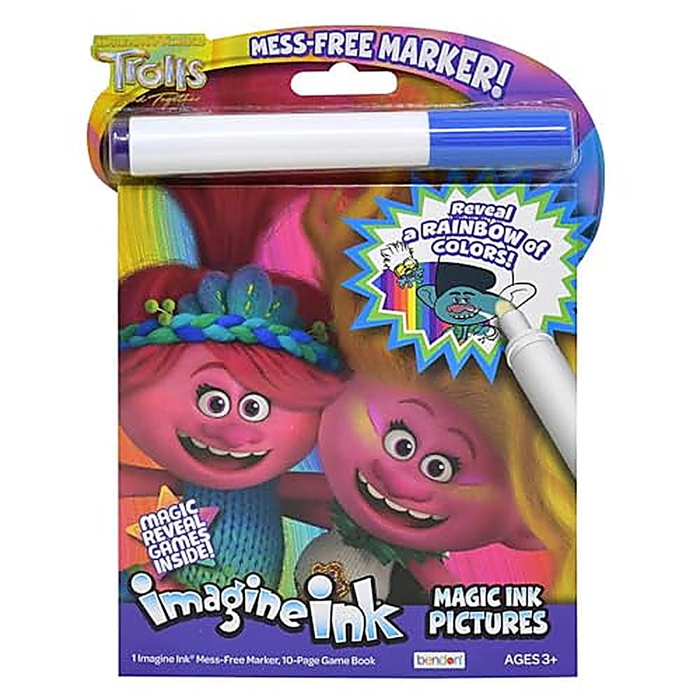 Trolls Imagine Ink® Magic Ink Pictures Activity Book - Lion Wholesale