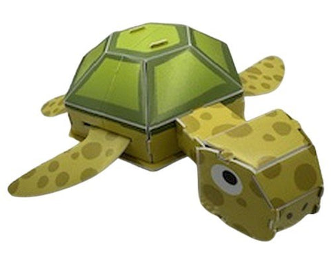 Turtle 3D Puzzle |Fits Perfect In The Bottom of a Shoebox! - Lion Wholesale