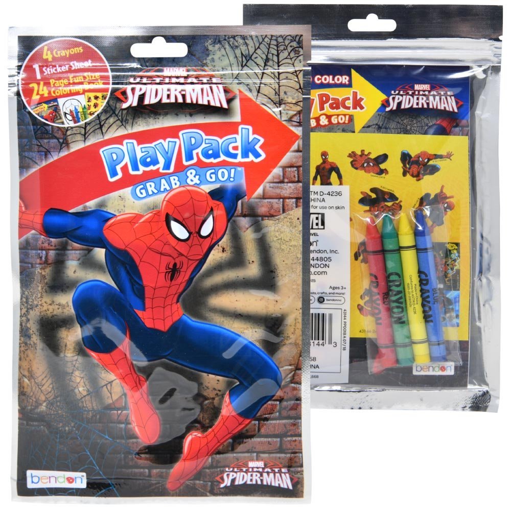 Ultimate Spiderman Grab N Go Play Pack - Lion Wholesale