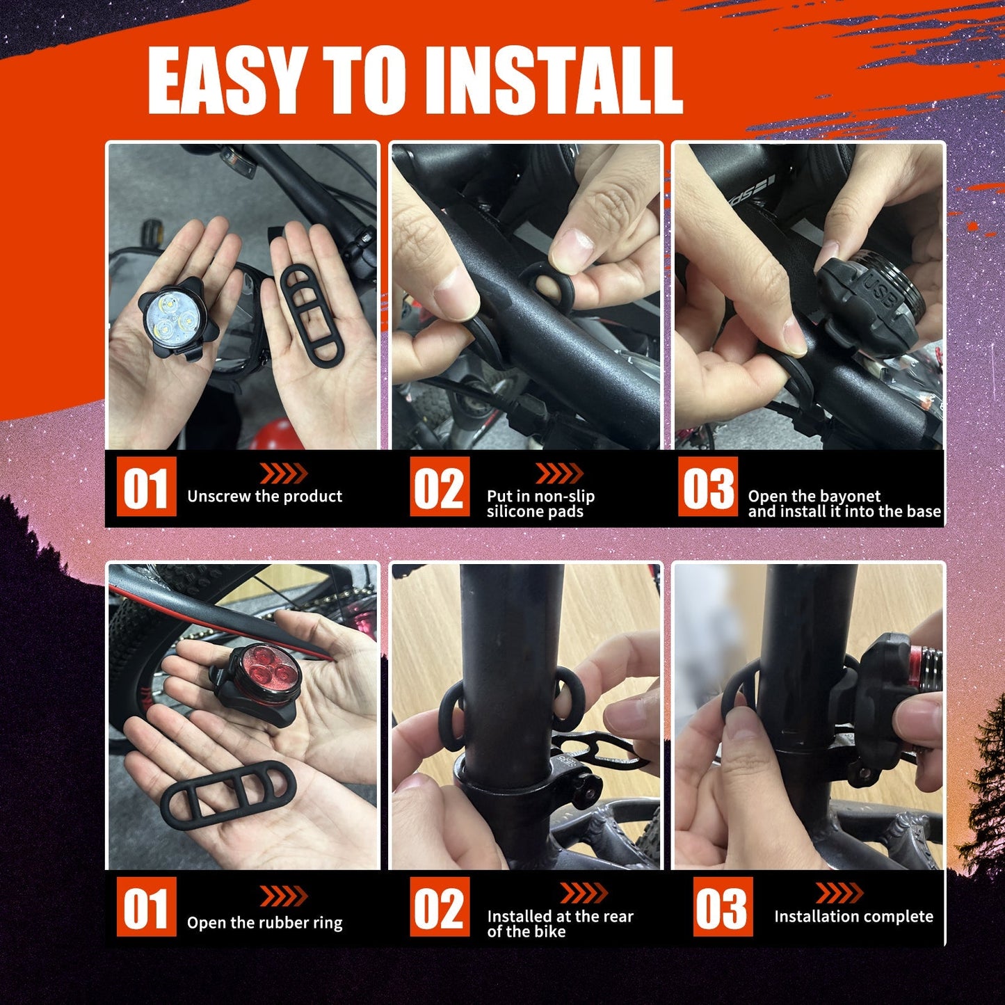 Versatile USB Rechargeable Safety Lights –Keep them Safe in Countries Without Street Lights. - Lion Wholesale