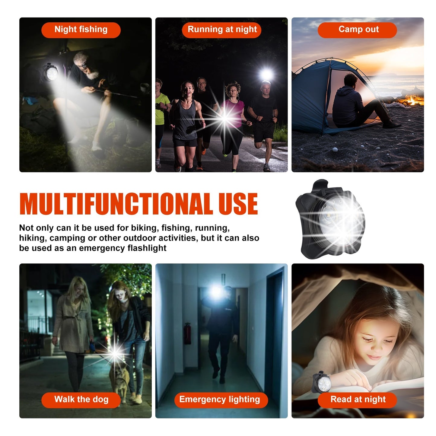 Versatile USB Rechargeable Safety Lights –Keep them Safe in Countries Without Street Lights. - Lion Wholesale