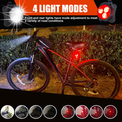 Versatile USB Rechargeable Safety Lights – Perfect for Biking, Hiking, and Outdoor Adventures - Lion Wholesale