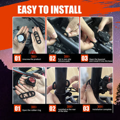 Versatile USB Rechargeable Safety Lights – Perfect for Biking, Hiking, and Outdoor Adventures - Lion Wholesale