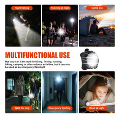 Versatile USB Rechargeable Safety Lights – Perfect for Biking, Hiking, and Outdoor Adventures - Lion Wholesale
