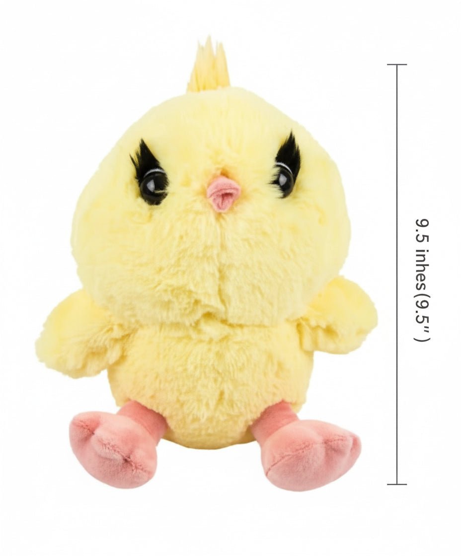 WOW Toy! Che’Lashies Soft Stuffed Chick Plush – 9.5” - Lion Wholesale