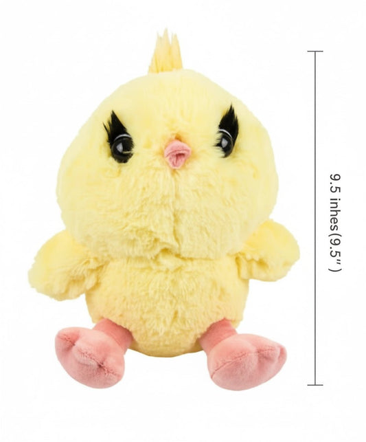 WOW Toy! Che’Lashies Soft Stuffed Chick Plush – 9.5” - Lion Wholesale